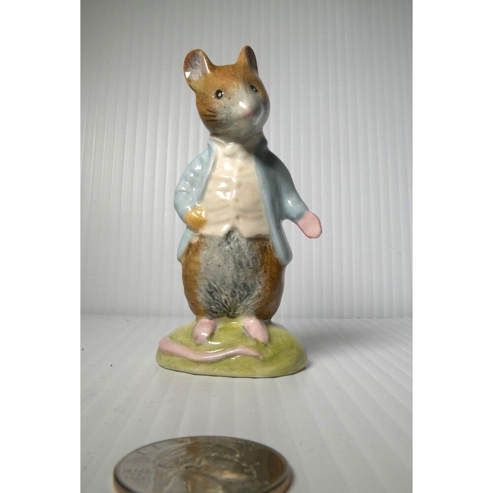 Beatrix Potters Johnny Town-Mouse Vintage Figurine By Beswick England Circa 1954